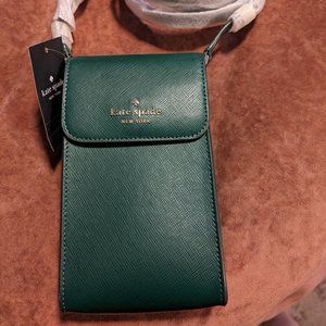 Madison North South Flap Phone Crossbody Purse